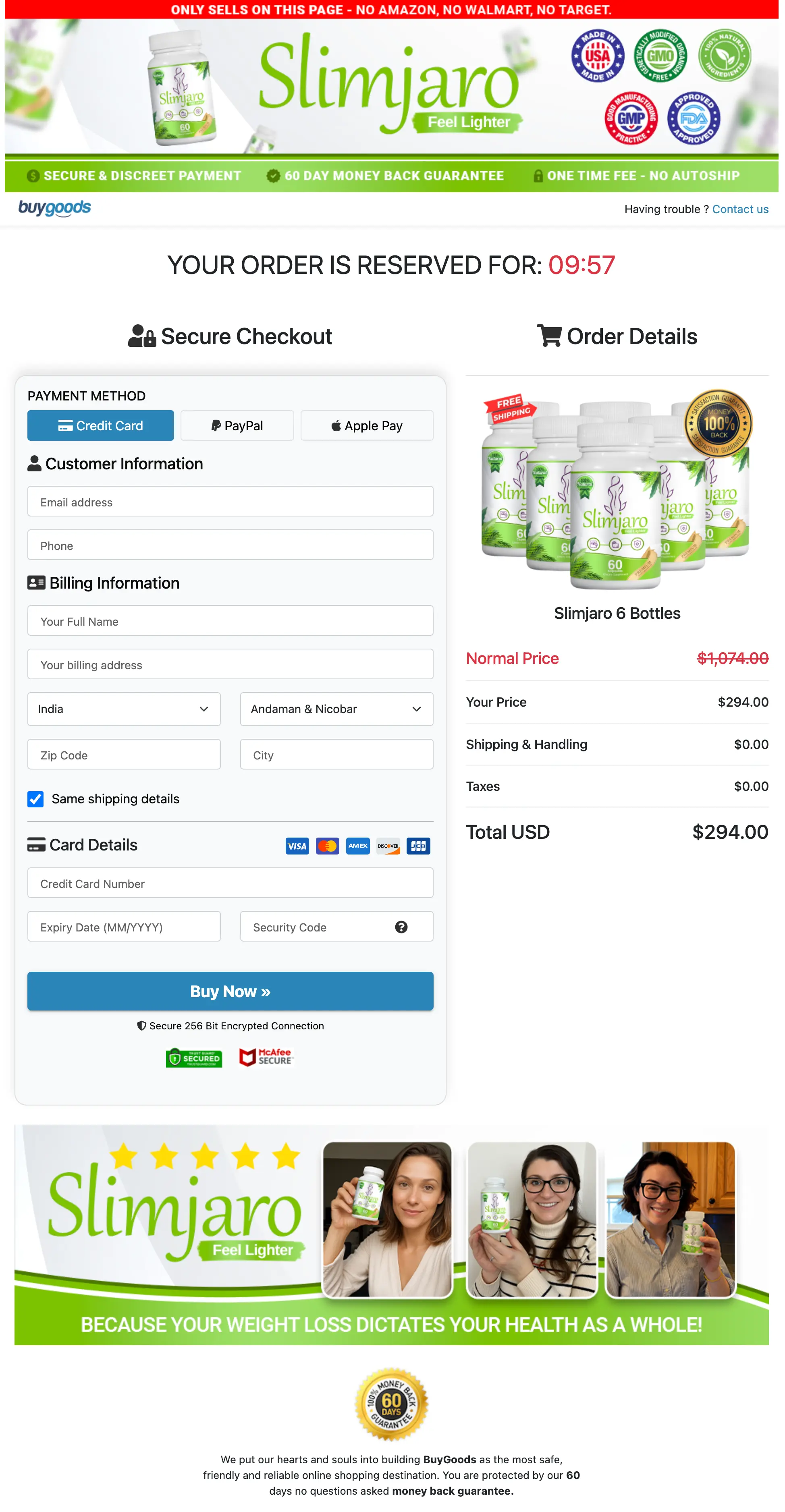 Slimjaro add to cart