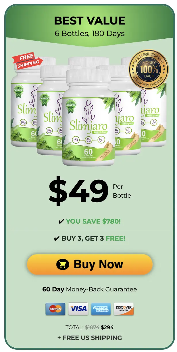 Slimjaro order six bottles
